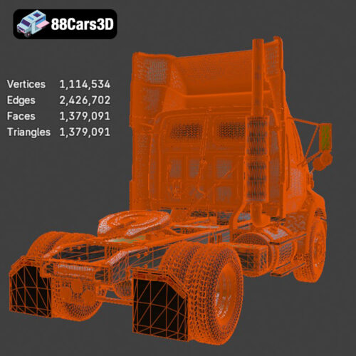 Ford Sterling A9500 Tractor Truck 2006 3D Model
