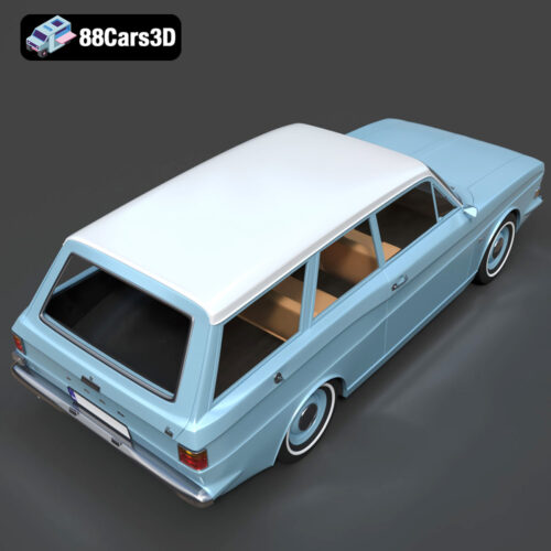 Ford Taunus (P6) 12M Station Wagon 1967 3D Model