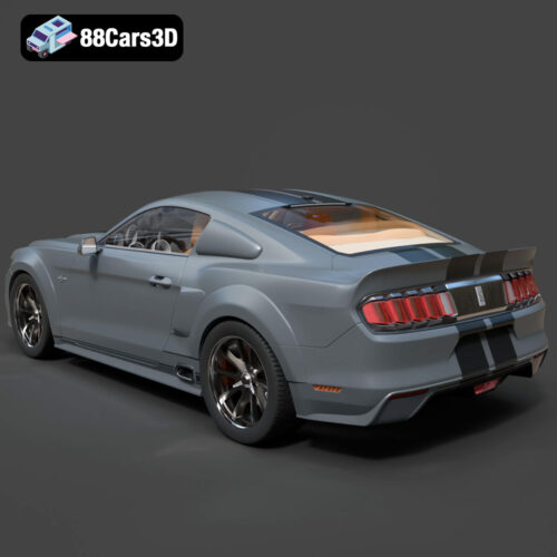 Ford Mustang Eleanor 2015 Custom 3D Model