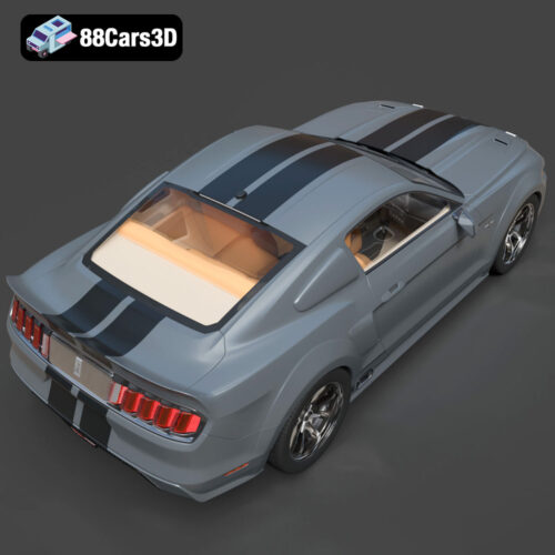 Ford Mustang Eleanor 2015 Custom 3D Model