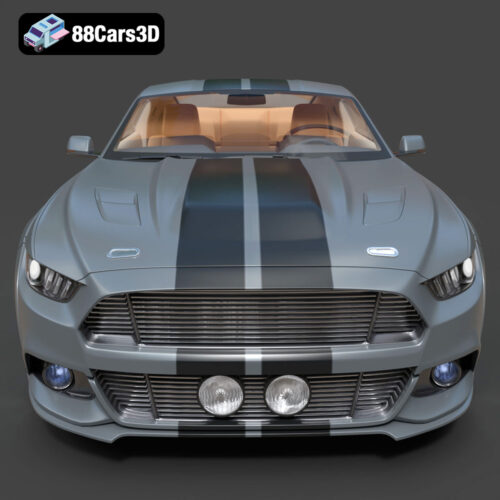 Ford Mustang Eleanor 2015 Custom 3D Model