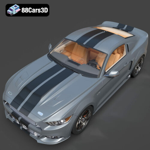 Ford Mustang Eleanor 2015 Custom 3D Model