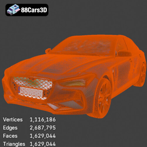 Genesis G70 2018 3D Model 3D Printable STL