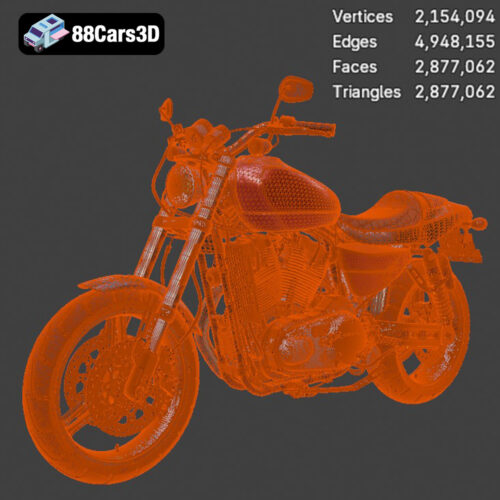 Harley-Davidson XR1200X 3D Model 3D Printable STL