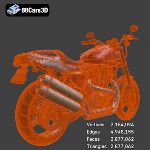 Harley-Davidson XR1200X 3D Model 3D Printable STL