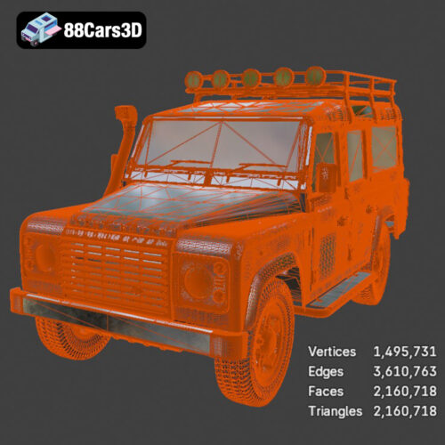 Land Rover Defender 110 3D Model