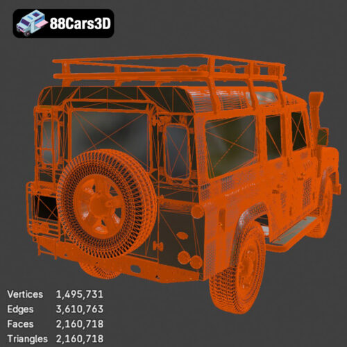 Land Rover Defender 110 3D Model