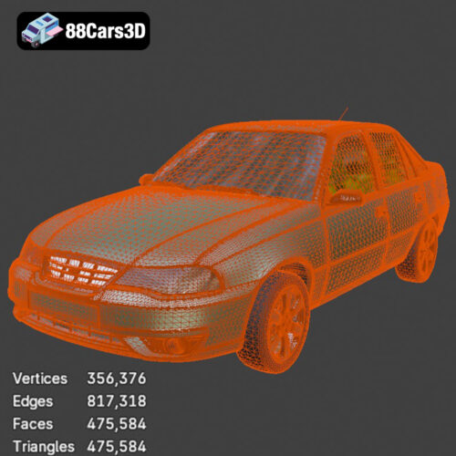 Daewoo Nexia N100 (Classic) 3D Model