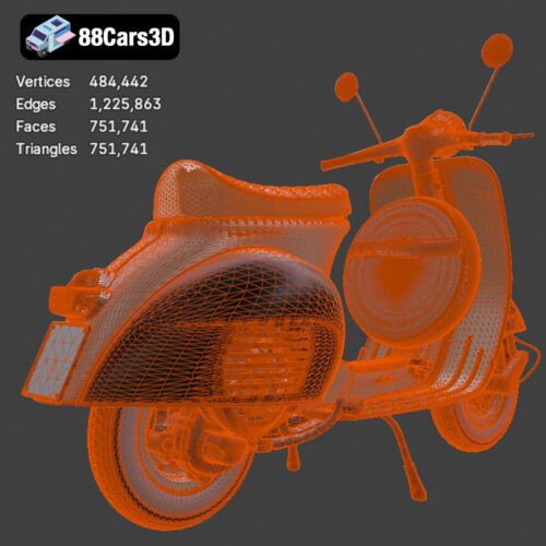 Vespa VNB 125 3D Model
