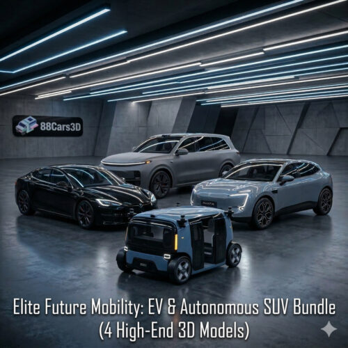 Elite Future Mobility EV & Autonomous SUV Bundle (4 High-End 3D Models) Elite Future Mobility EV & Autonomous SUV Bundle (4 High-End 3D Models)