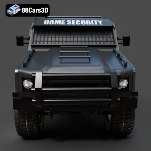 Armoured Vehicle 001 3D Model