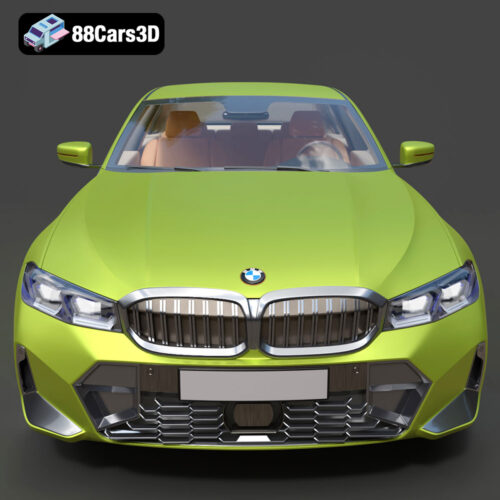 BMW 3er Limousine 2022-005 BMW 3 Series Limousine 2022 Ultra High-Poly 3D Model