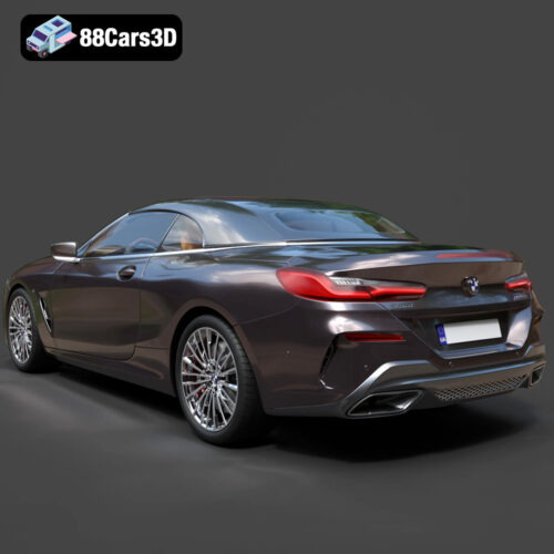 BMW 8-Series G14 Convertible M850i 2019 3D Model