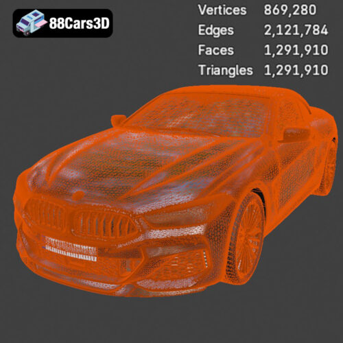 BMW 8-Series G14 Convertible M850i 2019 3D Model