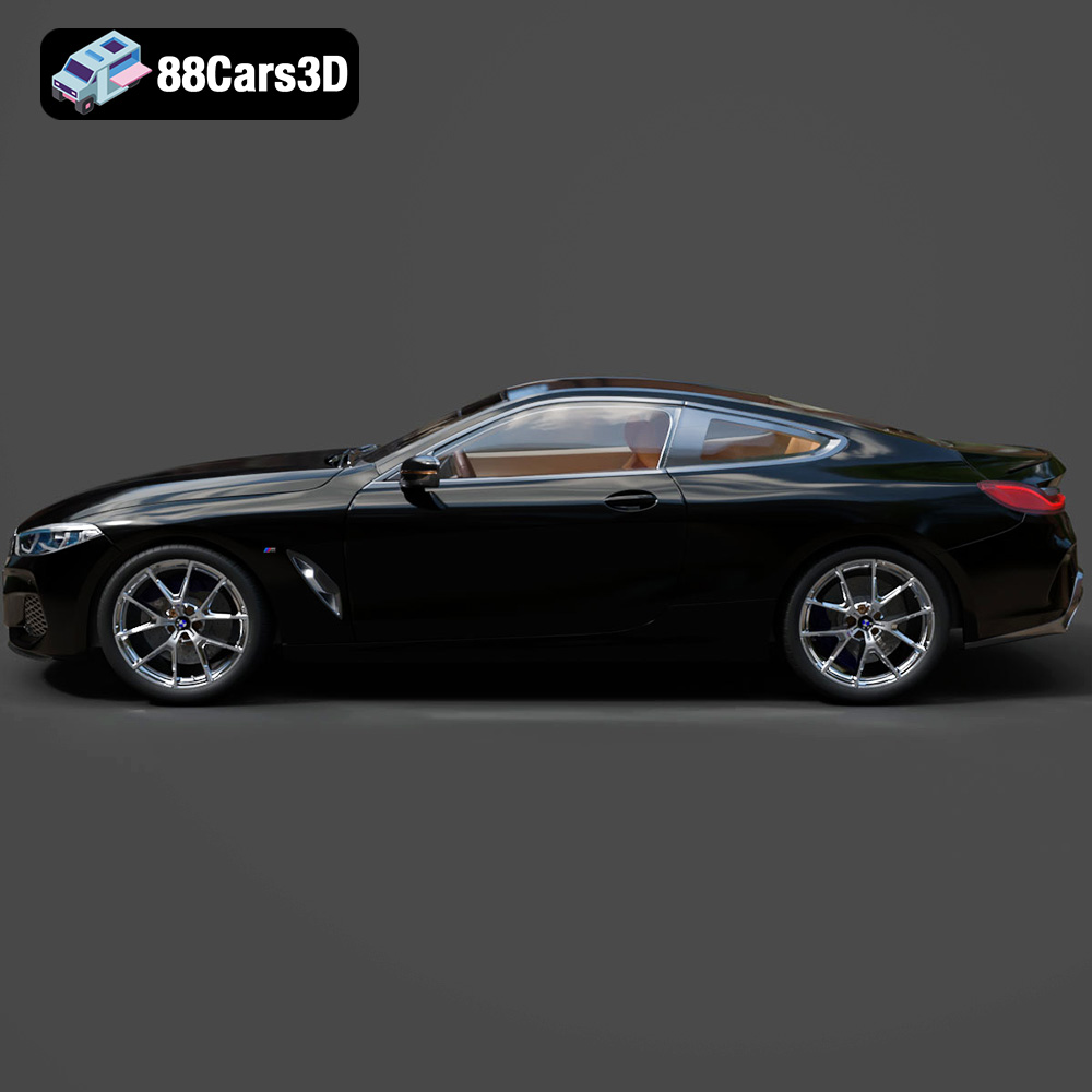 BMW 8 Series M850i Coupe 2019 3D Model