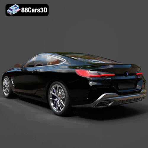 BMW 8 Series M850i Coupe 2019 3D Model