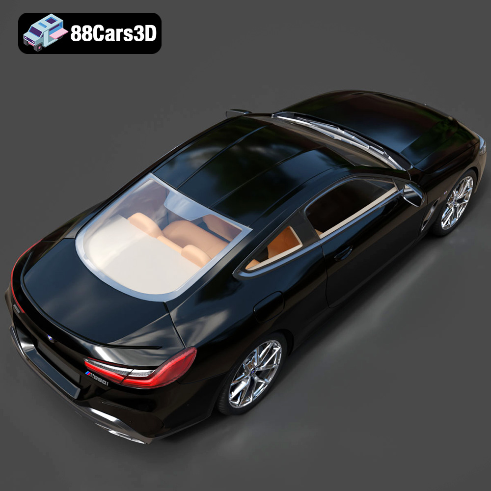BMW 8 Series M850i Coupe 2019 3D Model