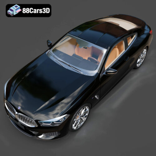 BMW 8 Series M850i Coupe 2019 3D Model