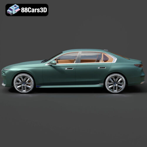 BMW i7 xDrive60 2023 Ultra High-Poly 3D Model