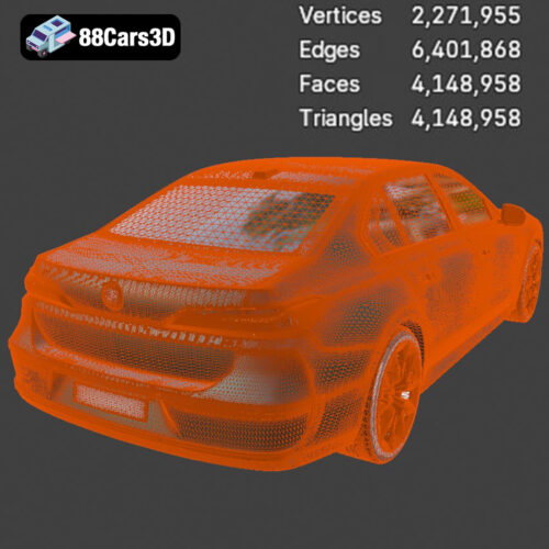 BMW i7 xDrive60 2023 Ultra High-Poly 3D Model