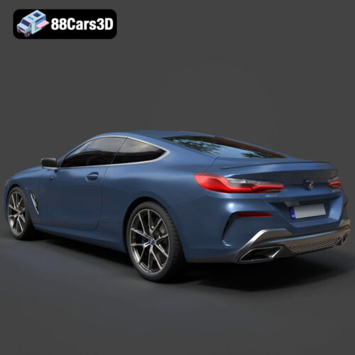 BMW 8-Series M850i G15 Coupe 2019 3D Model
