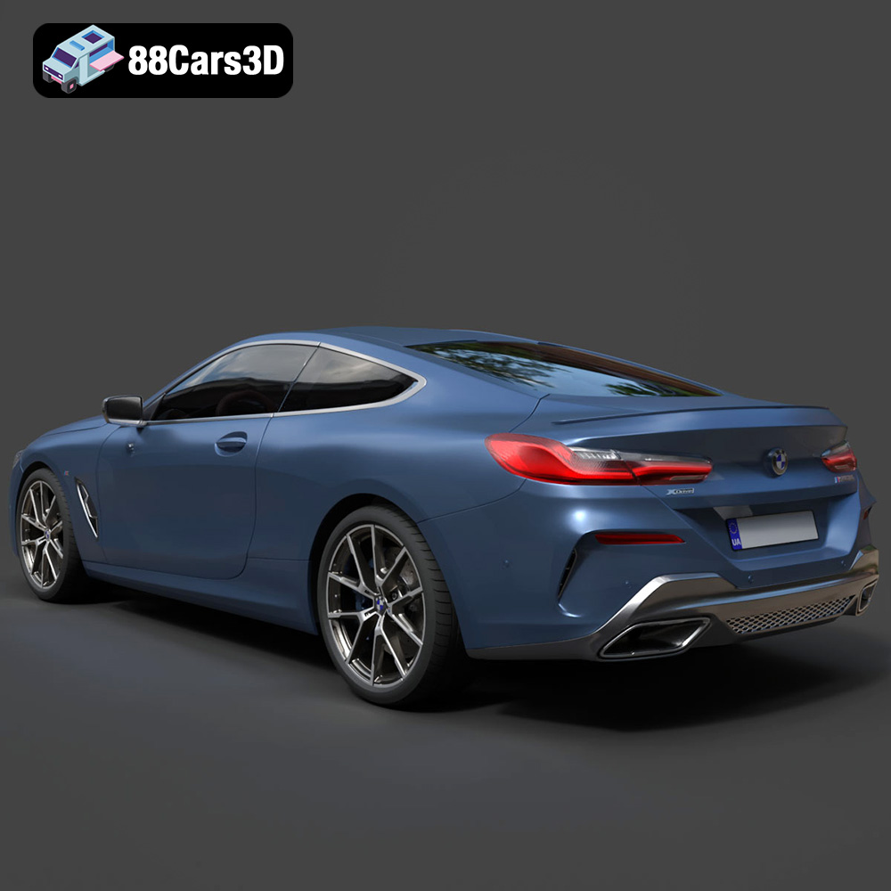 BMW 8-Series M850i G15 Coupe 2019 3D Model
