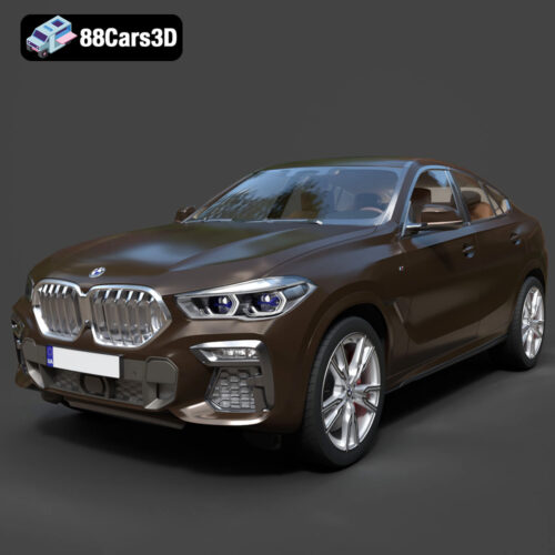 BMW X6 (Mk3) (G06) M Sport 2020 3D Model