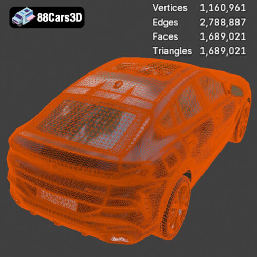 BMW X6 (Mk3) (G06) M Sport 2020 3D Model