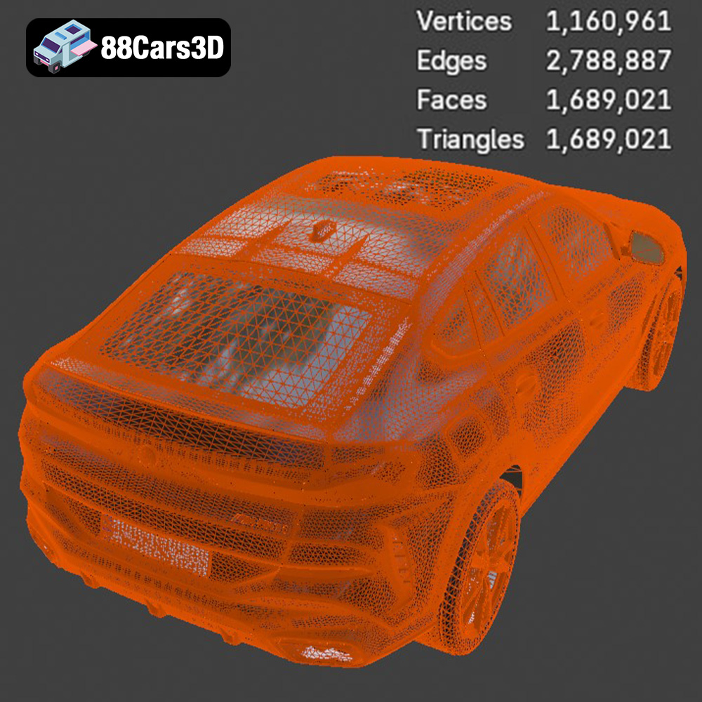 BMW X6 (Mk3) (G06) M Sport 2020 3D Model