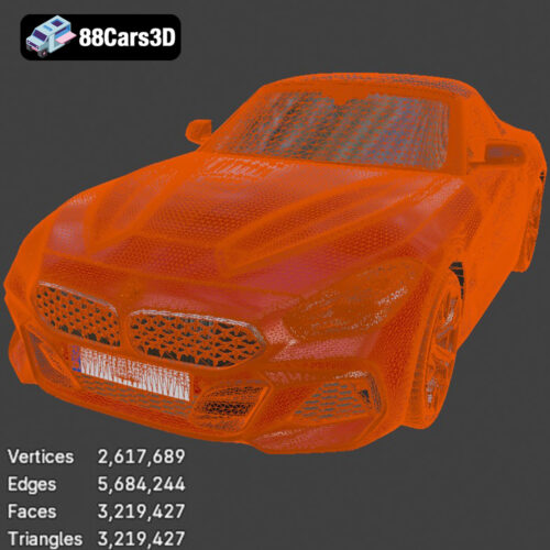 BMW Z4 Mk3 G29 Roadster M40i 2019 3D Model