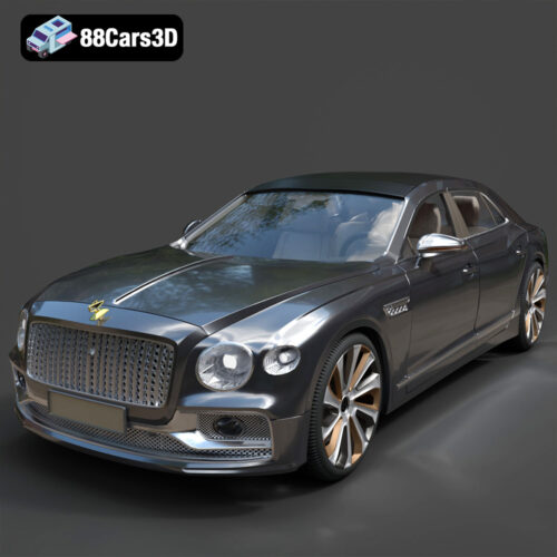 Bentley Flying Spur Mulliner 2022 Ultra High-Poly 3D Model
