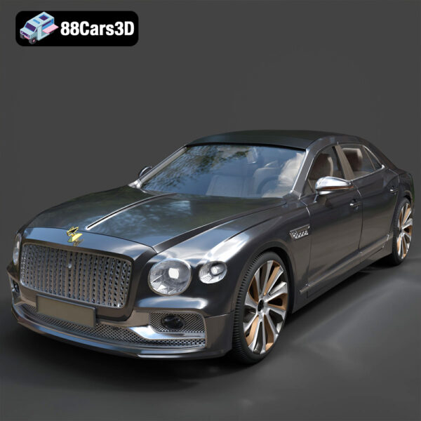 Bentley Flying Spur Mulliner 2022 Ultra High-Poly 3D Model