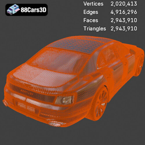 Bentley Flying Spur Mulliner 2022 Ultra High-Poly 3D Model