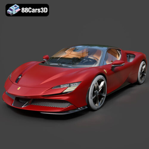 Ferrari SF90 Stradale 2020 3D Model