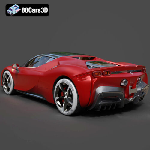 Ferrari SF90 Stradale 2020 3D Model