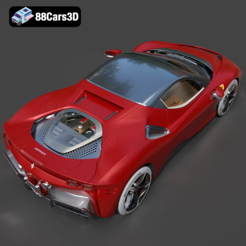 Ferrari SF90 Stradale 2020 3D Model