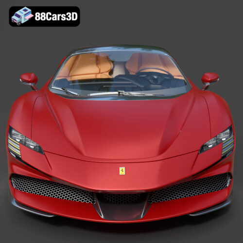 Ferrari SF90 Stradale 2020 3D Model