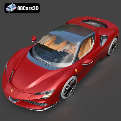 Ferrari SF90 Stradale 2020 3D Model