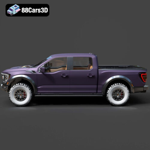Ford F150 Raptor 2021-002 Ford F-150 Raptor 2021 Ultra High-Poly 3D Model