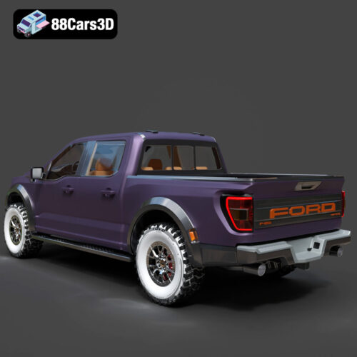 Ford F150 Raptor 2021-003 Ford F-150 Raptor 2021 Ultra High-Poly 3D Model