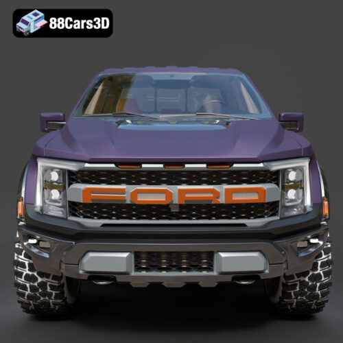 Ford F150 Raptor 2021-005 Ford F-150 Raptor 2021 Ultra High-Poly 3D Model