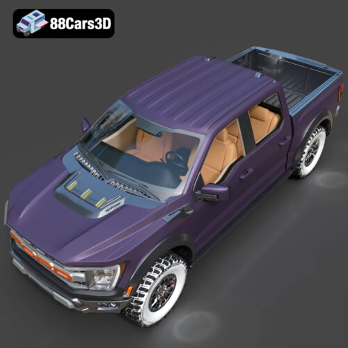 Ford F150 Raptor 2021-006 Ford F-150 Raptor 2021 Ultra High-Poly 3D Model