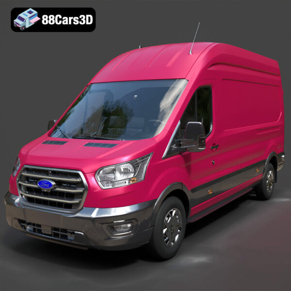 Ford Transit Van L3H3 Trend 2021 3D Model
