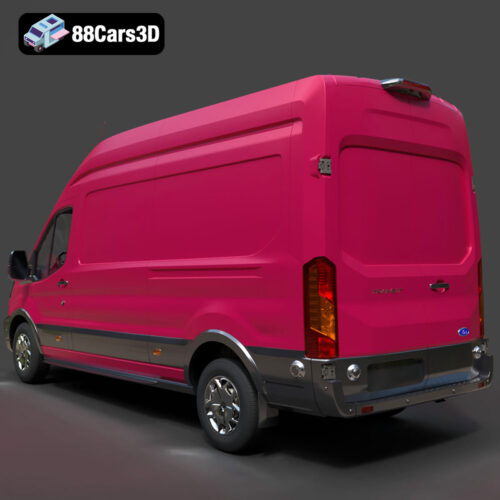 Ford Transit Van L3H3 Trend 2021 3D Model