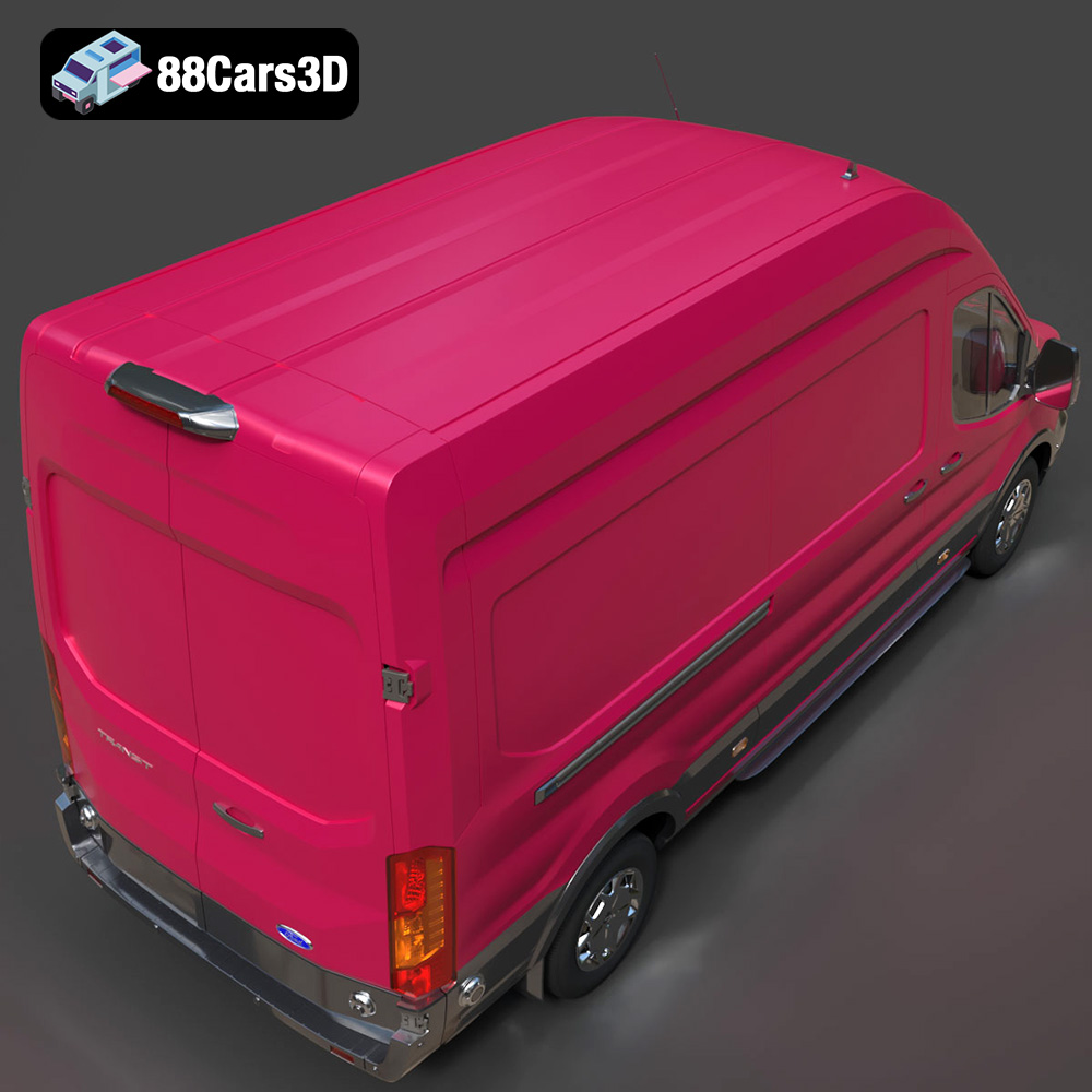 Ford Transit Van L3H3 Trend 2021 3D Model