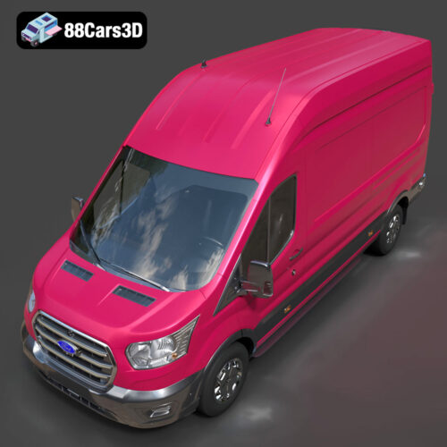 Ford Transit Van L3H3 Trend 2021 3D Model
