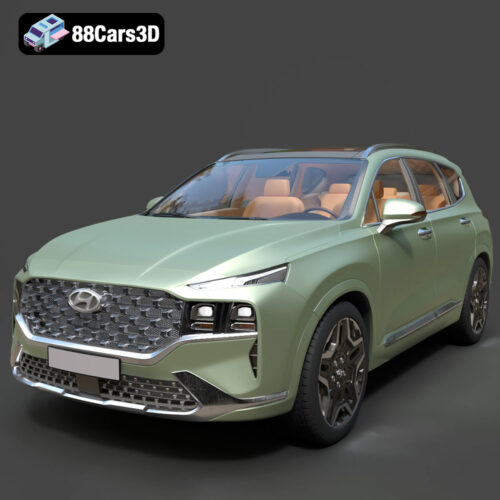 Hyundai Santa Fe 2021 3D Model