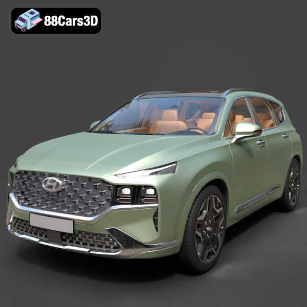 Hyundai Santa Fe 2021 3D Model