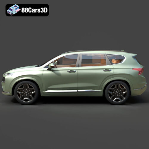 Hyundai Santa Fe 2021 3D Model