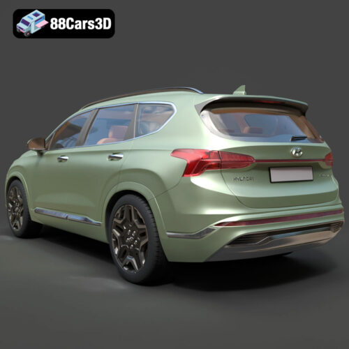 Hyundai Santa Fe 2021 3D Model
